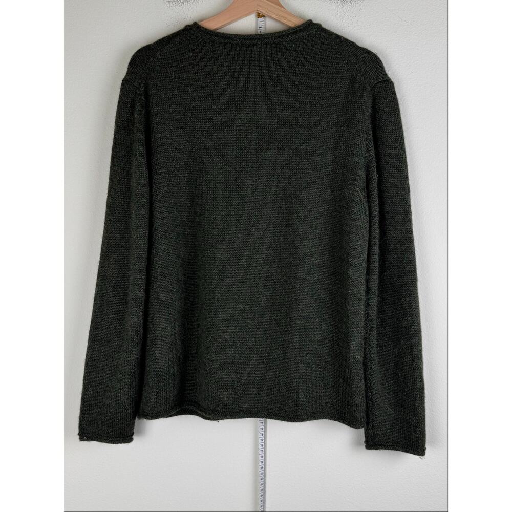 Inis Meáin Baby Alpaca Silk Roll Neck Sweater Ireland Medium - Picture 8 of 12